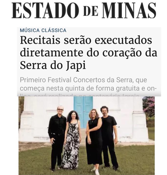 Concertos na Serra teve transmissão digital